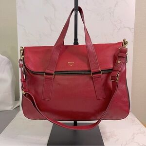 Fossil Red Preston CB tote